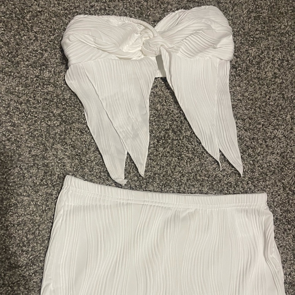2 piece mini skirt set
